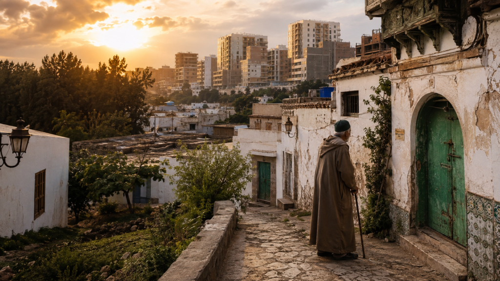 تحقيق حصري عن تغير ملامح مدينة بنسليمان وفقدان الهوية. مواطن يكشف معاناة التحضر السريع ويدعو لإنقاذ الذاكرة الجماعية للمدينة الخضراء.
